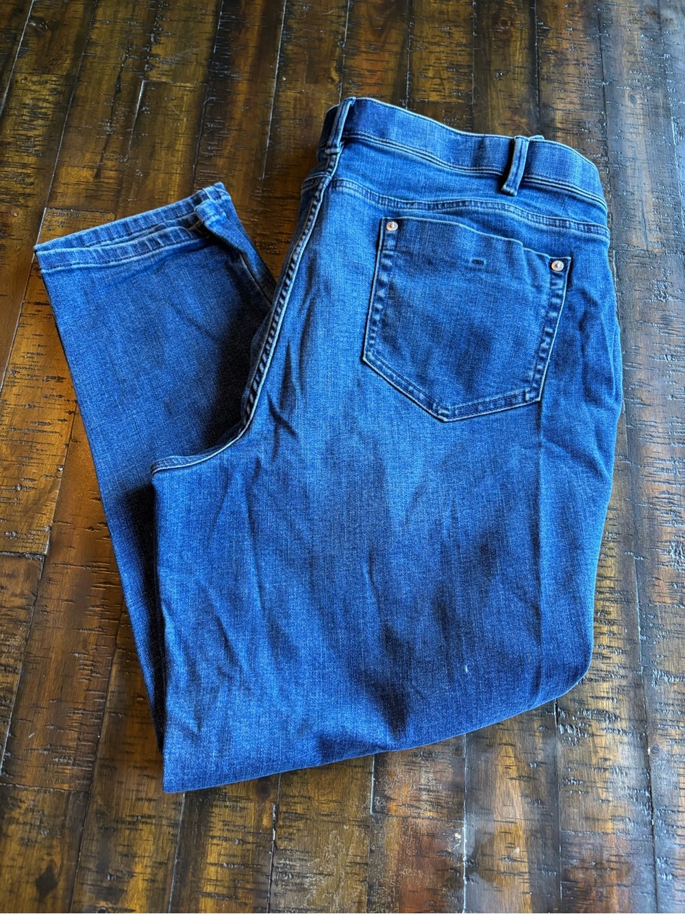 J. Jill Women's Dark Blue Straight-Leg Jeans - Picture 2 of 3